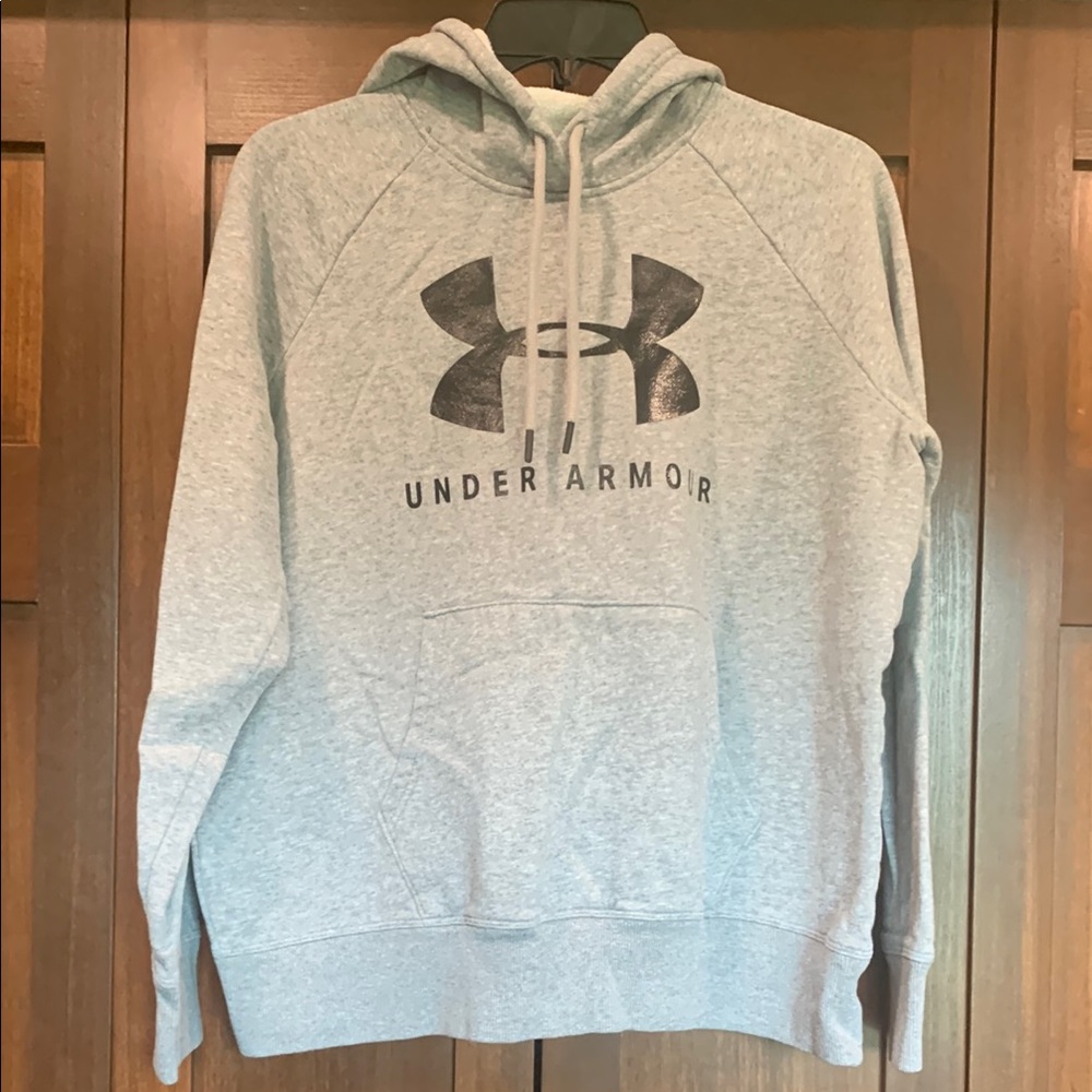 Under Armour Gray Hooded Sweatshirt